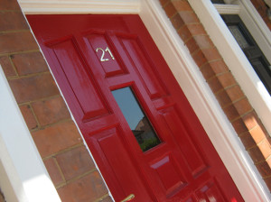 Front door at 21 New Road