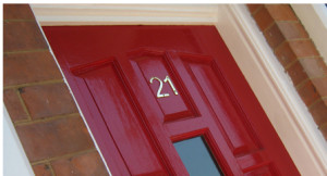 Front door at 21 New Road