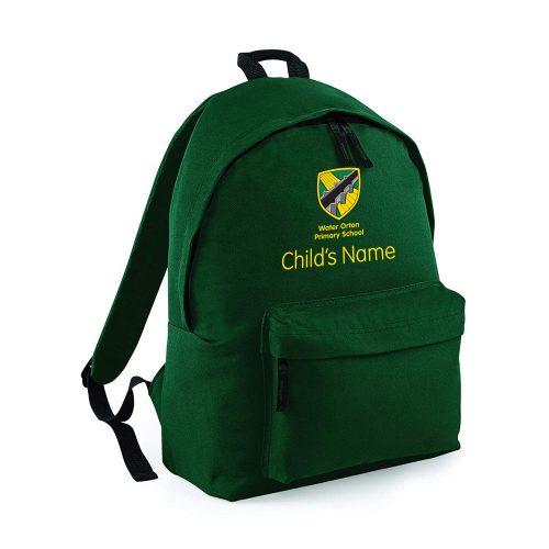 Water Orton Primary School Backpack with Name