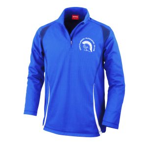 centurion unisex zip neck trial training top
